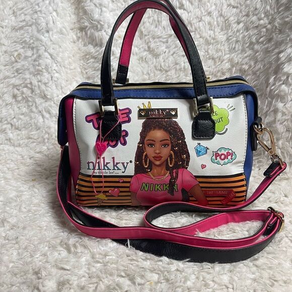 Nikky by Nicole Lee take me out small Satchel/Shoulder bag gold tone hardwares - Picture 1 of 15